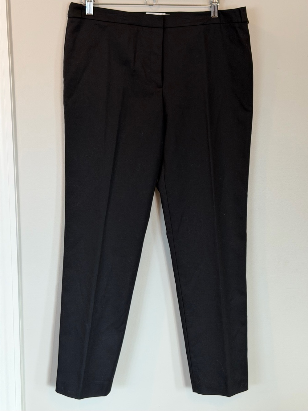 Calvin Klein Black Highline Trousers Straight Leg Pants